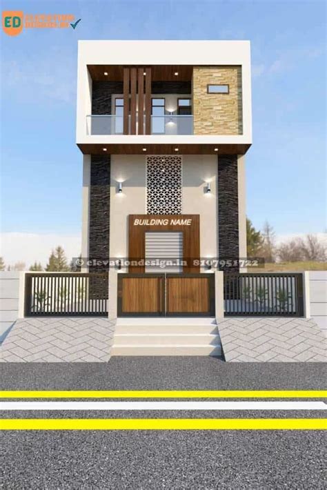 Modern ACP Sheet Front Elevation Design