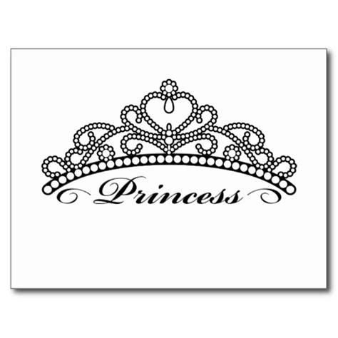 princess crown clipart black and white - Clip Art Library