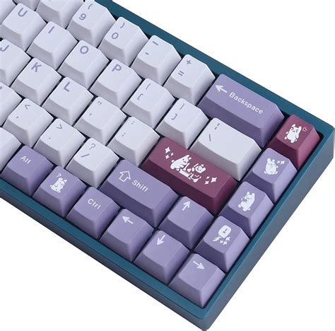 Buy JOMKIZ PBT Keycaps, Cherry Profile Keycaps 134 Keys Rabbit Dye ...