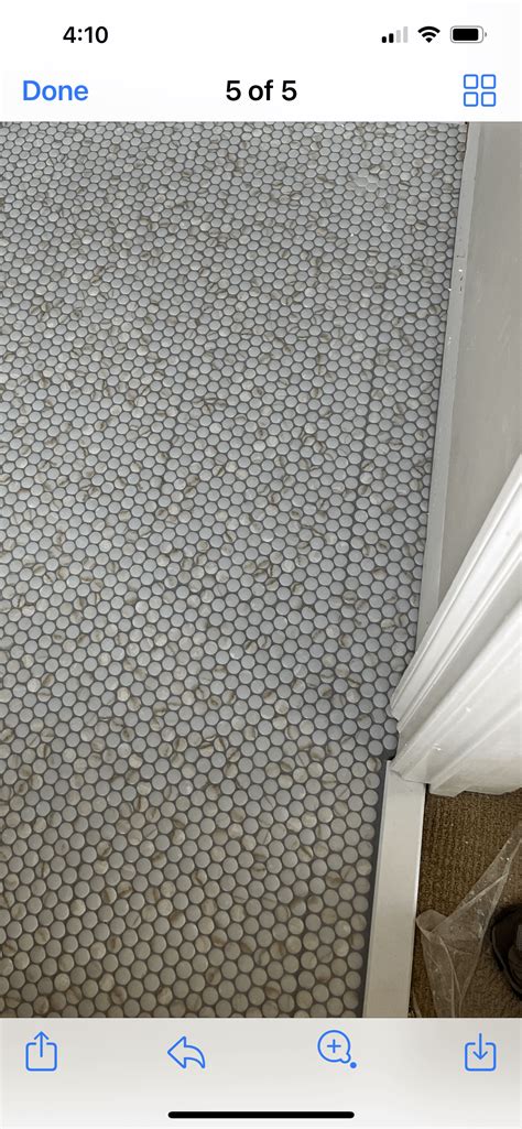 Penny Tile Installation : r/Tile