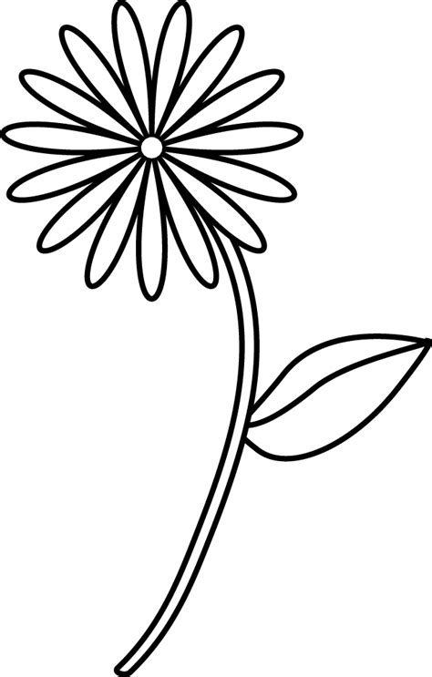 Printable Flower Stem Template - Printable Word Searches