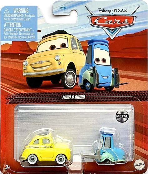 Disney Pixar Cars 3 - Fast Luigi & Guido Metal Edition Racers Toys ...