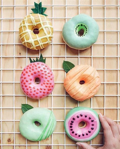 Fruit donuts decorating ideas | Doughnuts, Delicious donuts, Donut recipes