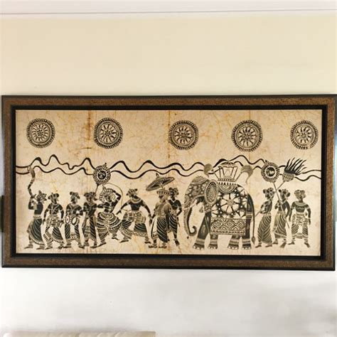 Sri Lankan Batik Art (Framed), Hobbies & Toys, Stationery & Craft, Art ...