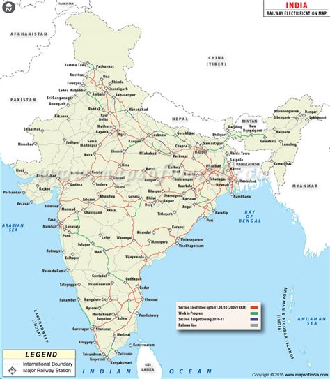 India Map With Railway Track - United States Map