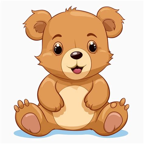 Premium Vector | Cute baby bear cartoon car