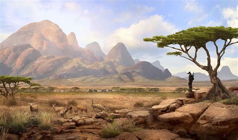 ArtStation - Solomon Kane - Africa 2 Landscape, Guillem H. Pongiluppi ...