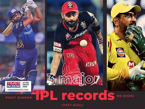 Rohit Kohli Dhoni IPL records | Virat Kohli Rohit Sharma MS Dhoni IPL ...