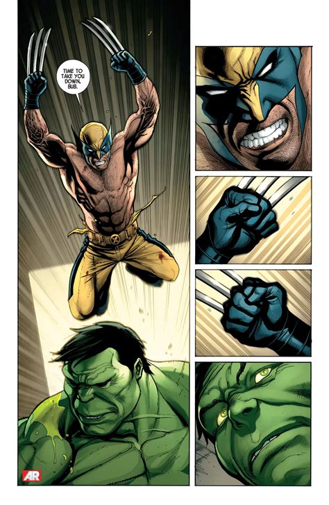 Top Five Wolverine/Hulk Fights