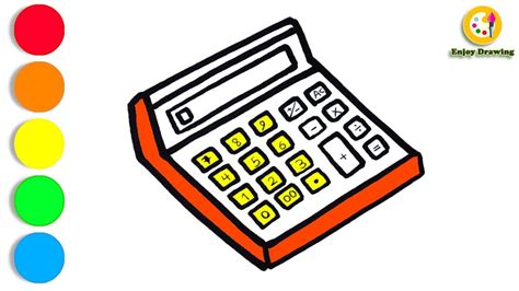 Calculator Drawing: How to Draw A CALCULATOR 🔢| EASY |Step by step ...