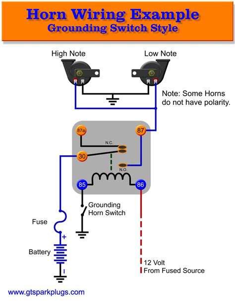 Horn Relay Wiring - Enhobby