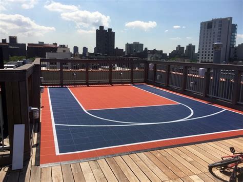 Custom Rooftop Basketball Court - Garden - New York - by SportProsUSA ...