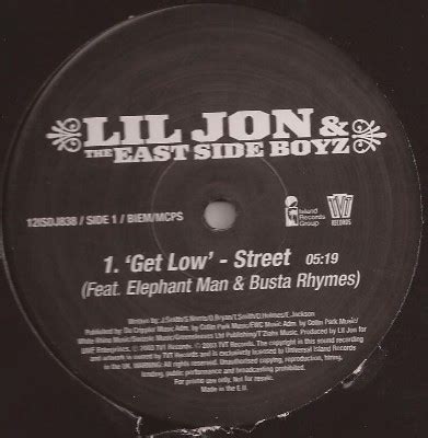 Lil Jon & The East Side Boyz* - Get Low (2003, Vinyl) | Discogs