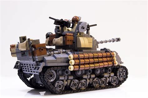 Sherman M4A3E8 | Lego army, Lego kits, Lego soldiers