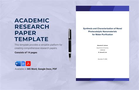 Academic Research Paper Template in Google Docs - Download | Template.net