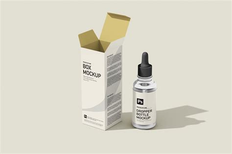 Dropper Bottle Packaging Mockup