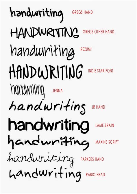 Handwriting Font | Hand Writing