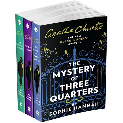 The New Hercule Poirot Mysteries Agatha Christie Series Books 1 - 3 ...