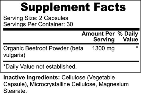 Beetroot Powder Capsules | Beetroot for Energy & Vitality