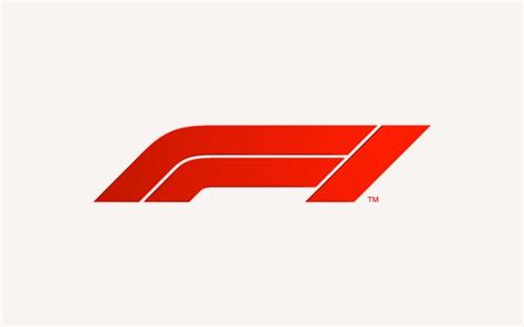 the logo for formula racing team, which is designed in red and white ...