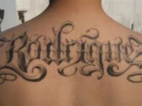 Old English Script Tattoo Font