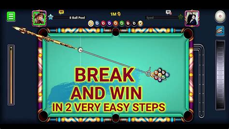 8 Ball Pool Trick Shots Win Pool Table In 2 Very Easy Steps 😋 Step By ...