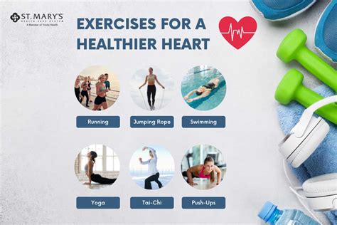 Top 3 Exercises for Better Heart Health | St. Mary's Health Care System