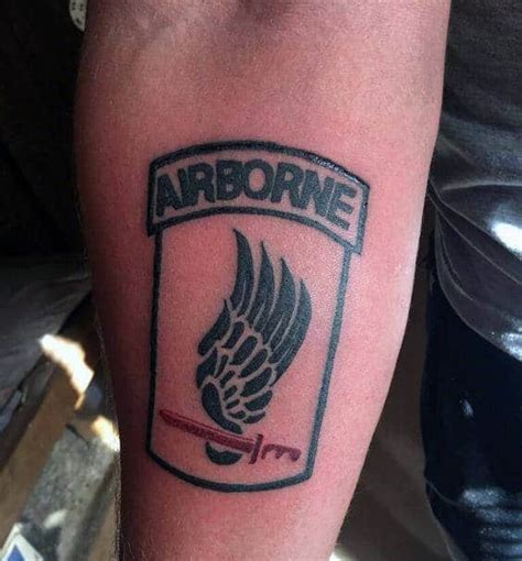 30 Airborne Tattoos For Men - Military Ink Design Ideas