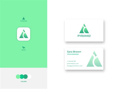 Pyramid Logo by Estore Company on Dribbble