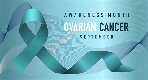 Premium Vector | Ovarian cancer awareness month celebrated every year ...