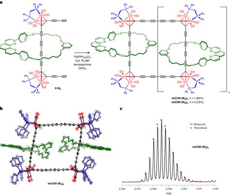 Synthesis of [3]catenane and [5]catenane a, Reaction scheme for ...