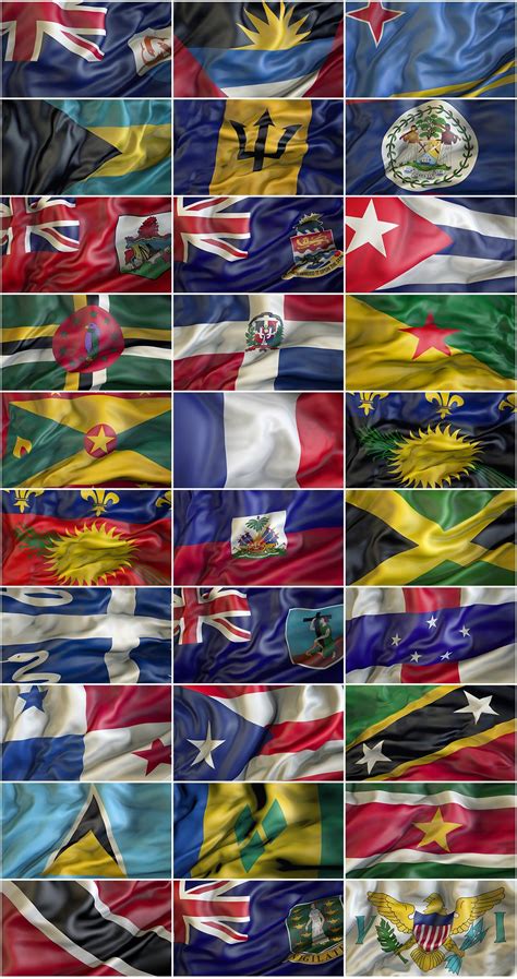 many different flags are shown together in this collage, each with the ...