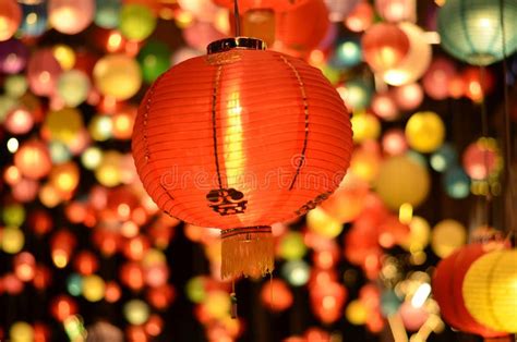 Chinese Lanterns,Chinese New Year Lanterns in Chinatown,the Moon ...