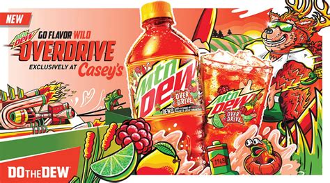 MTN DEW’s new Overdrive flavor is only available at Casey’s