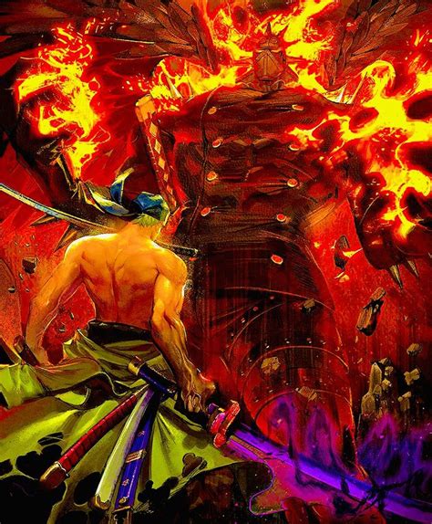 Zoro vs King | One piece wallpaper iphone, One piece drawing, One piece ...