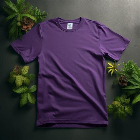 Premium AI Image | Purple Tshirt Mockup Shirt mockup set purple tee ...