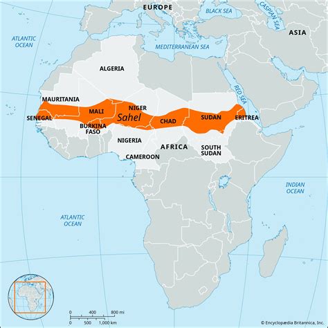 Sahel Desertification Map