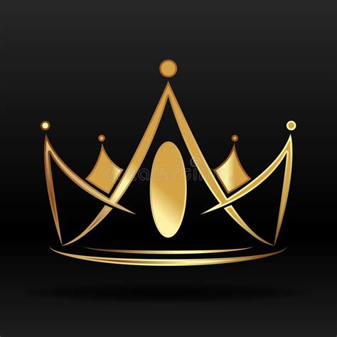 Golden crown for logo and design. Gold crown for logo and graphic ...