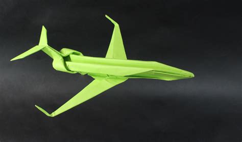 How to make a Gulfstream paper airplane. #makeaboat | Origami jet ...