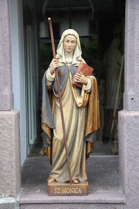 St Monica | Wood Carved Statue