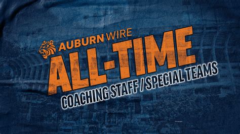 Auburn football all-time roster: Coaches, kickers and specialists