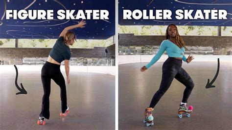 Watch Figure Skaters Try To Keep Up With Roller Skaters | Try to Keep ...