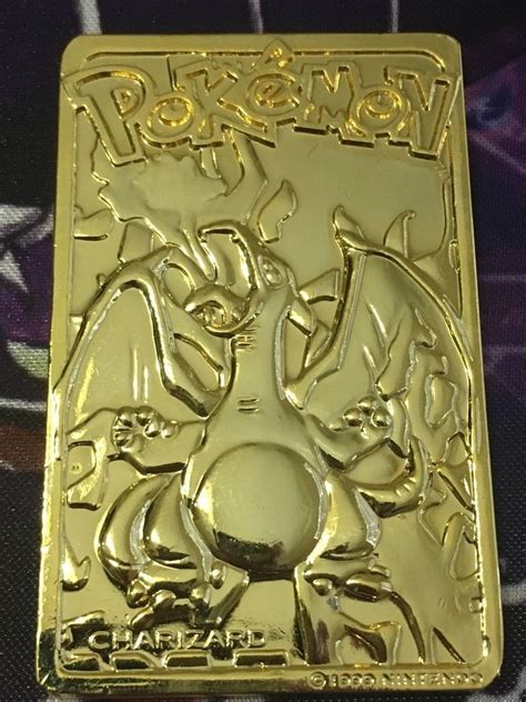 Charizard 23k gold plated Pokemon trading card 1999 Nintendo #Nintendo ...