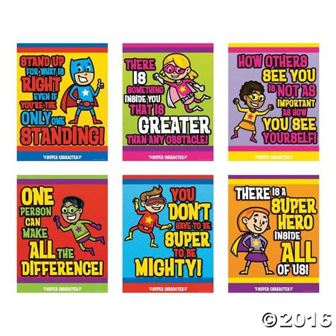 These powerful superhero posters are perfect classroom decorations that ...