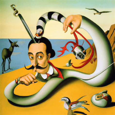 "Tomfoolery Himself" Salvador Dali Style