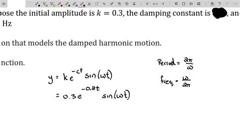 Damped Harmonic Motion