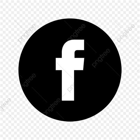 Facebook Logo Black Icon Fb Icon Fb Logo | Facebook logo png, Logo ...