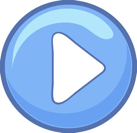 Blue Play Button Clip Art at Clker.com - vector clip art online ...