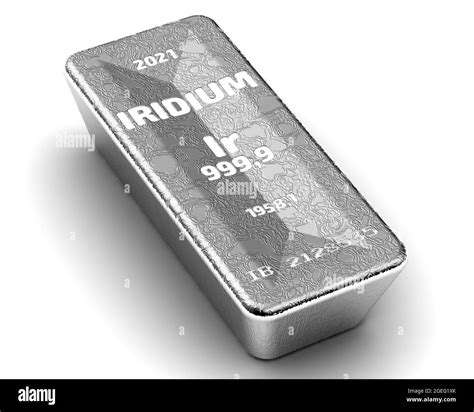 The highest standard iridium bar. One ingot of 999.9 Fine Iridium bar ...