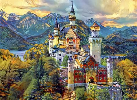 Puzzle Neuschwanstein Castle, Germany, 6 000 pieces | PuzzleWholesale.eu